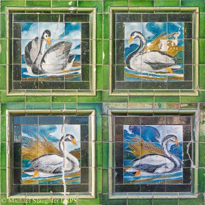 Four Tiled Paintings.  by Michael Slaughter. Published on 